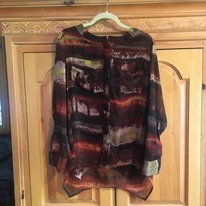 Democracy fall blouse LG